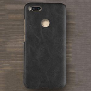 MOFI For Xiaomi Mi 5X Crazy Horse Texture Leather Surface PC Protective Case Back Cover (Black) (MOFI) (OEM)