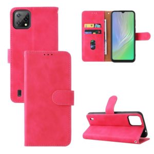 For Blackview A55 Skin Feel Magnetic Buckle Leather Phone Case(Rose Red) (OEM)
