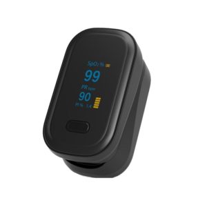 Finger Clip OLED Screen Pulse Oximeter, Colour: Black(English Neutral Packaging) (OEM)