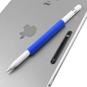Magnetic Sleeve Silicone Holder Grip Set for Apple Pencil (Blue) (OEM)