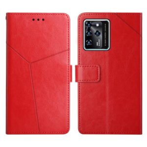 For ZTE Blade V30 Y Stitching Horizontal Flip Leather Phone Case(Red) (OEM)