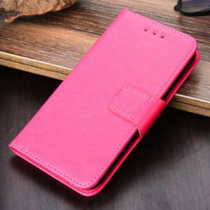 For Motorola Moto G50 Crystal Texture Horizontal Flip Leather Case with Holder & Card Slots & Wallet(Rose Red) (OEM)