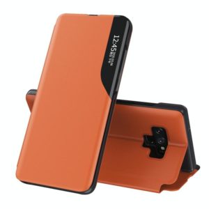 For Samsung Galaxy Note 9 Attraction Flip Holder Leather Phone Case(Orange) (OEM)