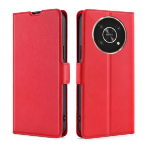 For Honor X30 Ultra-thin Voltage Side Buckle Flip Leather Case(Red) (OEM)