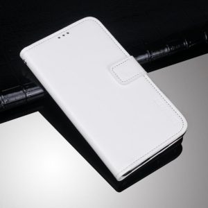 For Xiaomi Poco M3 Pro 5G idewei Crazy Horse Texture Horizontal Flip Leather Case with Holder & Card Slots & Wallet(White) (idewei) (OEM)