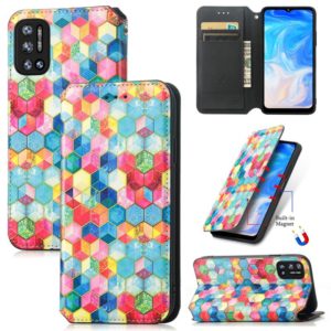 For Doogee N40 Pro CaseNeo Colorful Magnetic Leather Case with Holder & Card Slot & Wallet(Magic Space) (OEM)