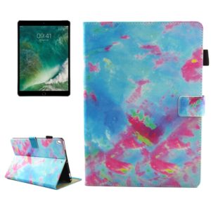 For iPad Pro 10.5 inch Colorful Marble Pattern Horizontal Flip Leather Protective Case with Holder & Card Slots & Wallet & Pen Slot &Sleep / Wake-up (OEM)