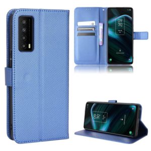 For TCL Stylus 5G Diamond Texture Leather Phone Case(Blue) (OEM)