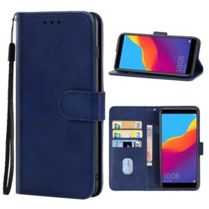 Leather Phone Case For Honor 7A Pro(Blue) (OEM)