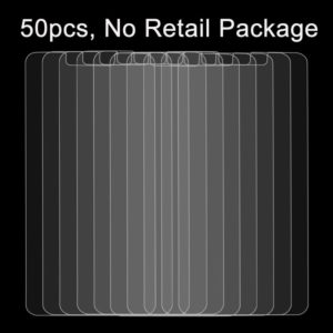 50 PCS for Huawei P8 Lite (2017) 0.26mm 9H Surface Hardness Explosion-proof Non-full Screen Tempered Glass Screen Film, No Retail Package (OEM)