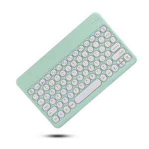 X4 Universal Round Keys Panel Spray Color Bluetooth Keyboard(Mint Green) (OEM)