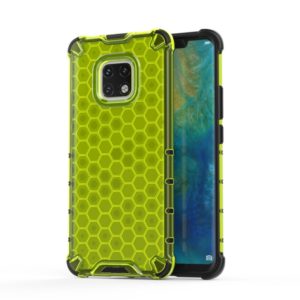 Shockproof Honeycomb PC + TPU Case for Huawei Mate 20 Pro (Green) (OEM)