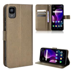 For TCL 30Z Diamond Texture Leather Phone Case(Brown) (OEM)