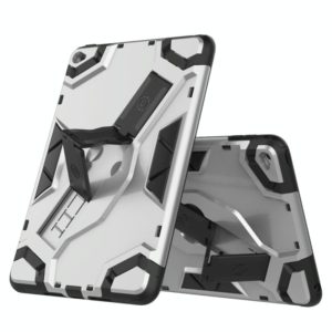 For iPad mini (2019) / mini 5 Escort Series TPU + PC Shockproof Protective Case with Holder(Silver) (OEM)