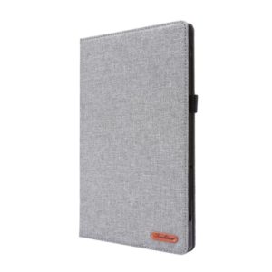 For Nokia T20 TPU + Fabric PU Leather Tablet Case(Grey) (OEM)