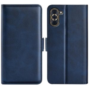 For Huawei Nova 10 Pro Dual-side Magnetic Buckle Horizontal Flip Leather Phone Case(Dark Blue) (OEM)