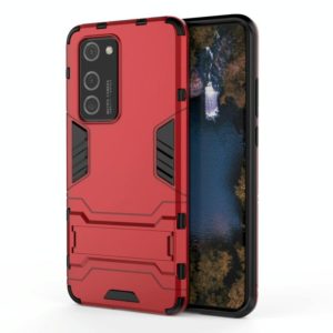 For Huawei P40 Pro PC + TPU Shockproof Protective Case with Holder(Red) (OEM)