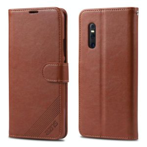 For Vivo X27 AZNS Sheepskin Texture Horizontal Flip Leather Case with Holder & Card Slots & Wallet(Brown) (AZNS) (OEM)