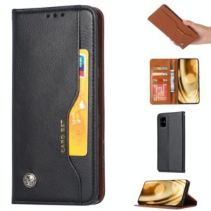 For Samsung Galaxy Note20 Ultra Knead Skin Texture Horizontal Flip Leather Case with Photo Frame & Holder & Card Slots & Wallet(Black) (OEM)