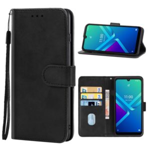 Leather Phone Case For Wiko Y82(Black) (OEM)