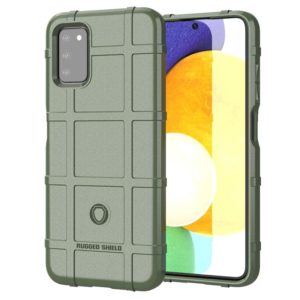 For Samsung Galaxy A03s Full Coverage Shockproof TPU Case(Green) (OEM)