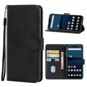 Leather Phone Case For LG Style3 L-41A JP Version(Black) (OEM)