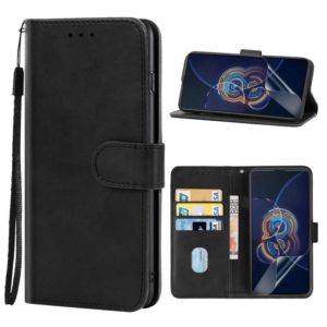 Leather Phone Case For Asus Zenfone 8 Flip(Black) (OEM)