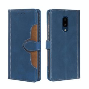 For Sharp Aquos Zero 2 SHV47 SH-01M Skin Feel Straw Hat Magnetic Buckle Leather Phone Case(Blue) (OEM)