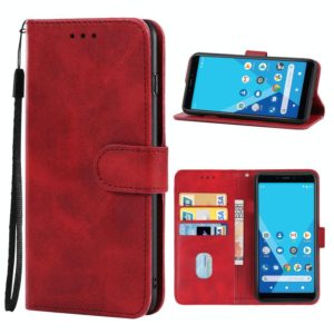 Leather Phone Case For Wiko Sunny 5 Lite(Red) (OEM)