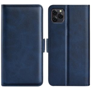 For Blackview A95 Dual-side Magnetic Buckle Leather Phone Case(Dark Blue) (OEM)