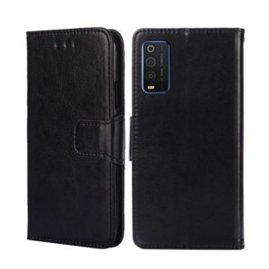 For TCL 205 Crystal Texture Leather Phone Case(Black) (OEM)