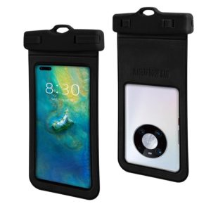 2 PCS Drift Diving Swimming Mobile Phone Waterproof Case(Black) (OEM)