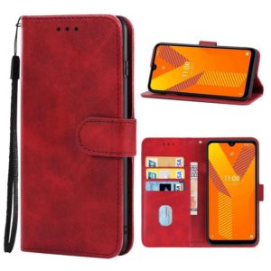 Leather Phone Case For Wiko Y62(Red) (OEM)