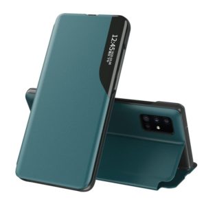 For Samsung Galaxy Note20 Attraction Flip Holder Leather Phone Case(Green) (OEM)