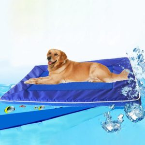 Summer Dog Pad Bed House Pet Cool Down Pad Detachable Dog Mat Cushion,Small, Size:28*44*4cm (OEM)
