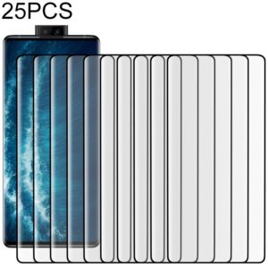 25 PCS For Vivo NEX 3S 5G 9H HD 3D Curved Edge Tempered Glass Film (Black) (OEM)
