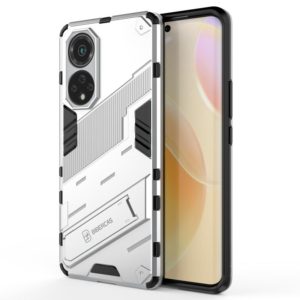 For Huawei nova 9 Punk Armor 2 in 1 PC + TPU Shockproof Case with Invisible Holder(White) (OEM)