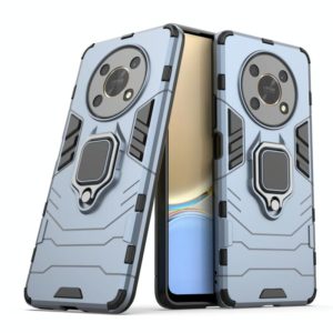 For Honor X30 5G Shockproof PC + TPU Phone Case with Magnetic Ring Holder(Navy Blue) (OEM)