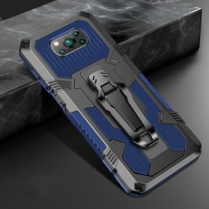 For Xiaomi Poco X3 / Poco X3 FNC / X3 Pro Armor Warrior Shockproof PC + TPU Protective Case(Blue) (OEM)