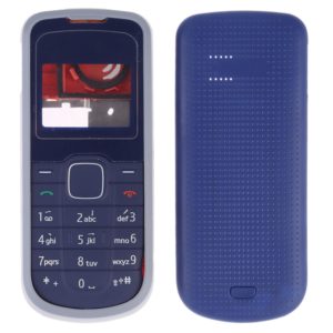Full Housing Cover (Front Cover + Middle Frame Bezel + Battery Back Cover + Keyboard) for Nokia 1202 (OEM)