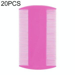 4pcs Pet Comb Double-Sided Comb Dog Cleaning Supplies Cat Comb Pet Grooming Supplies(Purple) (OEM)