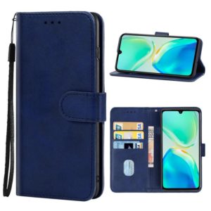 For vivo S15e Leather Phone Case (Blue) (OEM)
