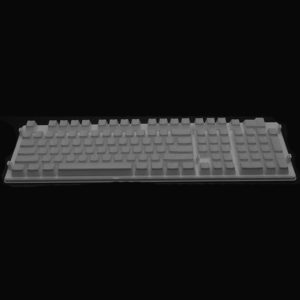 Pudding Double-layer Two-color 108-key Mechanical Translucent Keycap(Gray) (OEM)