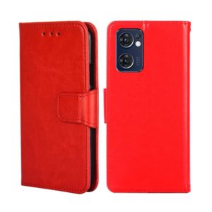 For TCL 30V 5G T781S Crystal Texture Leather Phone Case(Red) (OEM)