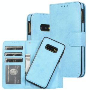 For Samsung Galaxy S10e Retro 2 in 1 Detachable Magnetic Horizontal Flip TPU + PU Leather Case with Holder & Card Slots & Photo Frame & Wallet(Sky Blue) (OEM)