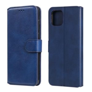 For OPPO A92s Classic Calf Texture PU + TPU Horizontal Flip Leather Case, with Holder & Card Slots & Wallet(Blue) (OEM)