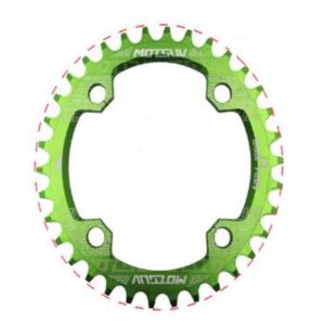 MOTSUV Narrow Wide Chainring MTB Bicycle 104BCD Tooth Plate Parts(Green) (OEM)