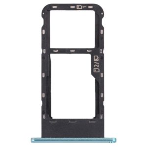 SIM Card Tray + Micro SD Card Tray for ZTE Blade V2020 Smart (Frosted green) (OEM)