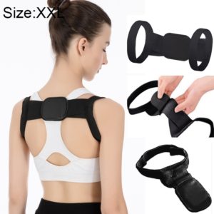 Adjustable Women Back Posture Corrector Shoulder Support Brace Belt Health Care Back Posture Belt, Size:XXL (Black) (OEM)