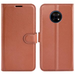 For Nokia G50 Litchi Texture Horizontal Flip Protective Case with Holder & Card Slots & Wallet(Brown) (OEM)